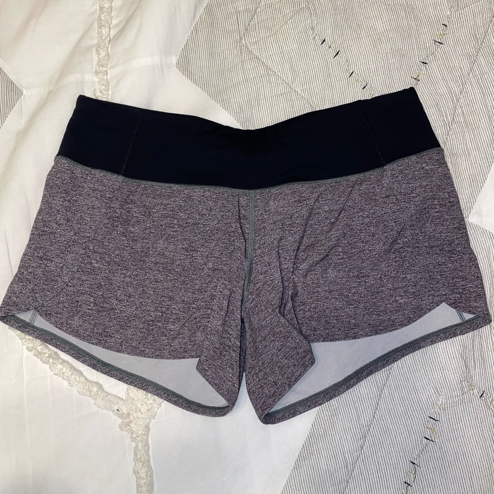 Grey lululemon shorts size 8!
